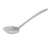 (1, White) - Gourmac White Melamine Slotted Spoon 30.5cm