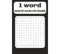 1 Word Search Book: 1 Word,Word Search Book With Easy to Read Print about Usa,Cities, Puzzle and More | 6 x9 inches, 120 pages | Gift for Birthdays, Holidays, And Relaxation Time.