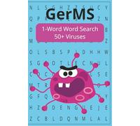 1-Word Word Search Germs: 1-Word Word Search Germs| 6x9 inches| 50+ Germs| Get To Know The Creatures Not Seen Through Eyes| Fun Search Book| For Kids & Adults| Prank Gift