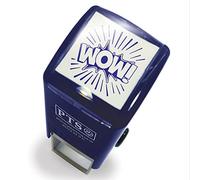 1 WOW! Pre-inked Stamper Blue Ink Ready To Use 25mm Primary Teaching Services