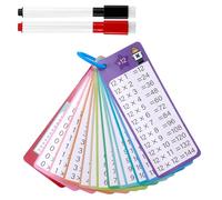 1 x 1 Flashcard Disposable Board Game 1 x 1 Learning Game School Gift Games Disposable Table Learning Perfect Gift for and Engames to Promote Math Skills 14 Sheets