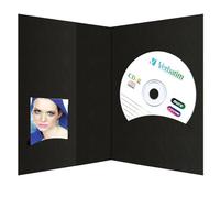1 x 100 Daiber Covers for Photographs of Passport M. CD-ROM-Fach up to 10 X 15 Black