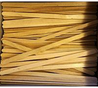 1 x 100 Wooden Hot Drink Stirrers (5.5" Round Ended)
