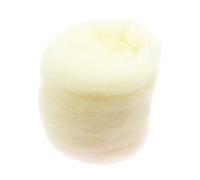 1 x 10g Soft Wool Fibre Needle Felting Wool for Animal Projects, Sewing Projects, Doll Sewing Projects - White, 11 x 8 x 2 cm, Durable and Useful. Easy Operation