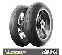 Michelin Moto Pilot Power 2 Ct 55w Tl Touring Front Tire Black 120 / 60 / R17