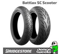 Bridgestone Sc 51l Tl Scooter Rear Tire Black 120 / 70 / R12