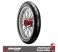 1 x 130/90 B16 (73H) TL - Front, Standard Avon Cobra Chrome Motorcycle Tyre