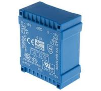 1 x 15V ac 2 Output Through Hole PCB Transformer 6VA