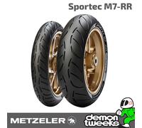 1 x 160/60 ZR17 69W TL Rear, Metzeler Sportec M7 RR Motorcycle Tyre - 1606017