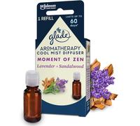 1 X 17.4ml Glade Aromatherapy Cool Mist Diffuser Refill Moment of Zen, Lavender + Sandalwood