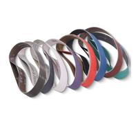 1 x 18 1x18 Inch Sanding Belts, 16 Pcs Knife Sharpener Sanding Belts for Work Sharp Ken Onion Blade Grinder Attachment, 80/120/240/400/600/800/1000/2500 Grit Knife Sharpening Belts