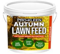 Pro-Kleen Autumn Lawn Feed Fertiliser - Encourages Grass Green Up & Prevents Lawn Disease - Covers up to 100m2 - Lasts up to 6 Weeks 2.5kg