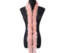1 x 2 m Feather Boa Turkey Feathers Boa,Fluffy Plush Feather Boa Feather Stole Feather Scarf Feather Garland for Christmas Tree,Wedding,Crafts,Burlesque,Carnival Party,20s Costume Decoration,