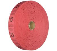 1 X 2000 Red Star Single Roll Consecutively Numbered Raffle Tickets