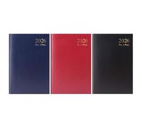 1 x 2026 A4/A5 Hardback Page a Day Diary, Full Page Saturday Sunday (RANDOM, A5)