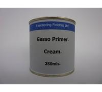 1 x 250ml Cream Gesso Primer Oil Acrylic Paint Canvas Jesso