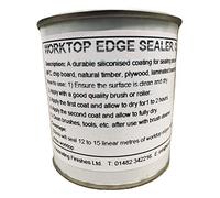 1 x 250ml Work Top Edge Sealer - Clear. Seals and Waterproofs Sawn Or Drilled Edges, Joints, Sink Cut Outs etc on MDF, Chipboard, Plywood, Fibre Board, Timber, Wood, Sheet Material etc.