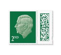 1 x 2nd Class Stamp - Barcoded Self-Adhesive Postage Stamp for Standard Mail
