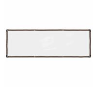 vidaxl clear tarpaulin with eyelets 1x3 m polyethylene - water-resistant tarp, transparent cover for outdoor furniture