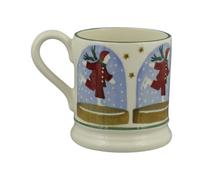 1 X 300Ml Emma Bridgewater Ice Skater Snow Globe 1/2 Pint Mug, Ceramic