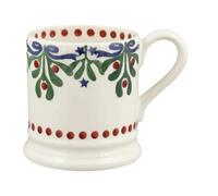 1 X 300Ml Emma Bridgewater Mistletoe Half Pint Mug 2024, Ceramic
