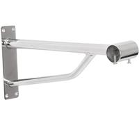 1 X 32mm /1.25 inch Premier Heavy Duty Wall FIX Chrome Support ARM Bracket for 32MM Diameter Tube, Walk in Wardrobe TUBING Hanging Rail System for Shops, Home