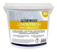 Pro-Kleen Urinal Channel Blocks 3KG - Lemon Fragrance - Non PDCB - Slow Dissolving - 30 Day Control