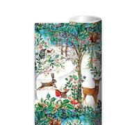 1 x 3m Roll of Jo Spicer Gift Wrap - Winter Forest Glade Wrapping Paper - Museums & Galleries