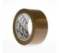 6x ROLLS BROWN (BUFF) 5cm wide x 66M BROWN (BUFF) BOX PARCEL PACKING PACKAGING TAPE (Pack of 6)