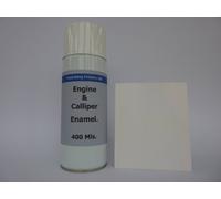 1 x 400ml Aerosol True White Heat Resistant Gloss Brake Caliper & Engine Paint