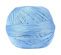 1 x 50 g fillet crochet yarn, cotton, thickness 7, mercerised yarn, thin crochet yarn (sky blue)