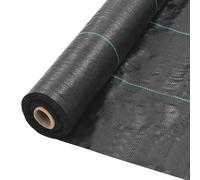 (1 x 50 m) vidaXL Weed & Root Control Mat Mulch Matting Fabric Set PP Black Multi Sizes
