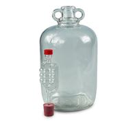 1 X 5Ltr Brew2Bottle Glass Demijohn With Bung & Airlock