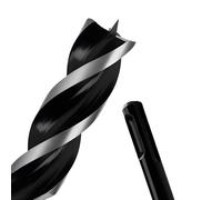 1" x 6" Auger Drill Bit with SDS Plus Shank for Wood,Tri Flute Ship Auger Long Drill Bit for Soft and Hard Wood,Tree Stump,Plastic,Drywall and Composite Materials