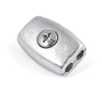 1 x 6 mm Egg Shape Rope Clip Clamp Fixing Loose Ends of Wire, Jute and Polypropylene Ropes