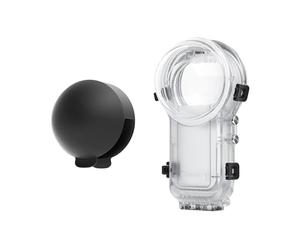 1 x 60m Quick Release Clear Underwater Case for Action Cameras with Protective Case Clear Quick Release
