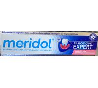 Meridol toothpaste Periodont Expert 75 ml - toothpaste has an antibacterial effect and thus supports the natural healing process of the gums, Packaging may vary