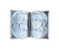1 x 8 Disc Clear Scanavo CD DVD Blu Ray Disc Cases With 50 mm Spine. Suitable For Storing All Types Of Discs With Outer Sleeve For Inlay Artwork.