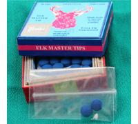 1 x 8mm Tweeten ELK MASTER Leather Stick on Snooker Pool Cue Tip