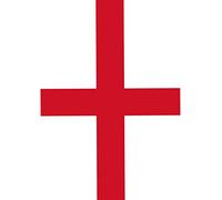 1 x A4 Printed Wallpaper St George's England Flag Decor Icing Sheet Edible Cake Topper Decorated Sheet - Perfect for Decorating Larger Cakes