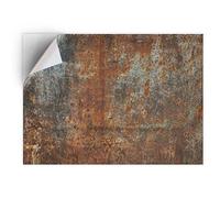 1 x A4 Vinyl Sticker - Pretty Rusty Metal Effect Art Print Decal - Sticky Back Sticker Sheet #15641