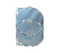 1 x AMARAY 2 Disc Clear (Twin Tray) For DVD Cases