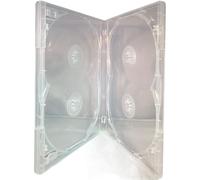 1 x Dragon Trading Amaray Multi 4 DVD Case - 4 Way Multibox in Clear to hold 4 discs