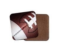 1 x American Football Coaster - Ball Sport Rugby Boys Dad Son Uncle #16918