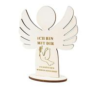 1 x Angel Figurine Decorative Money Clip, Wooden Money Gift, Communion Angel Ideas, Gift Communion Confirmation Christening Money Gift, Wooden Decorations