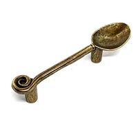1 x Antique Brass Effect 64mm Kitchen Spoon Cupboard Cabinet Handle.(41)