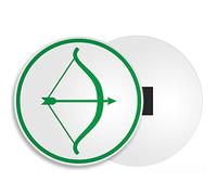 1 x Archery Fridge Magnet - Bow & Arrow Robin Hood Sherwood Forest Travel #4187