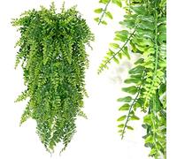1 x Artificial Hanging Plants Fern Vine - Faux Foliage Greenery Decor for Living Room Fake Ivy Leaves Decoration for Indoors & Outdoors, Kitchen, Balcony, Garden, Bedroom,