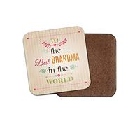 1 x Best Grandma Coaster - Grannie Granny Gran Cute #29282