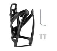 1 x Bicycle Bottle Holder, Durable Black Plastic Drink Holder Bicycle with 2 Screws and 1 Allen Key, Suitable for Mountain Road Bicycle Bottle Holder